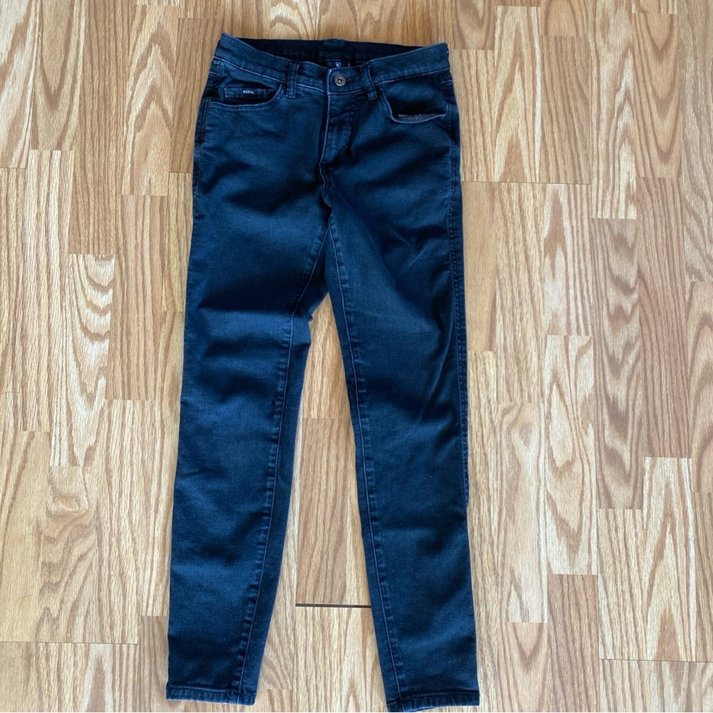 Kuhl Jeans Black Skinny Women’s Mid Rise Size 4 Short 27” Inseam Indigo Due